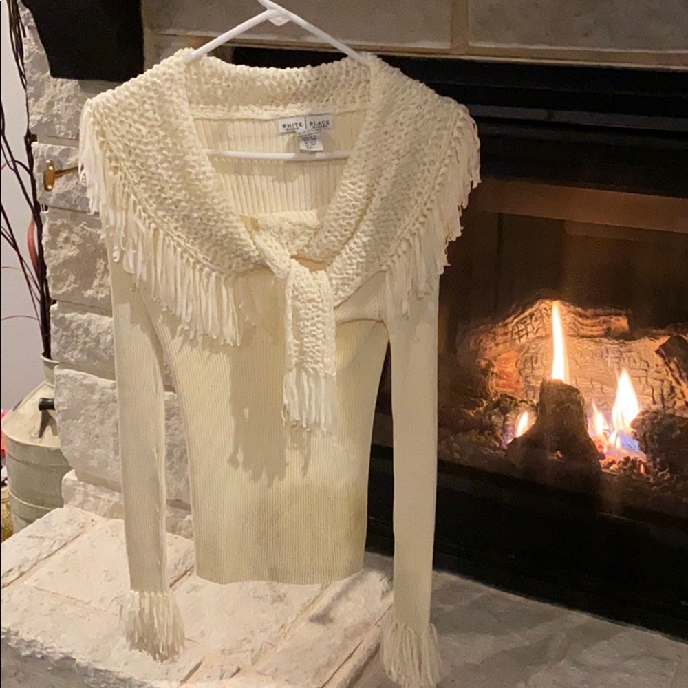 White House Black Market off the shoulder sweater